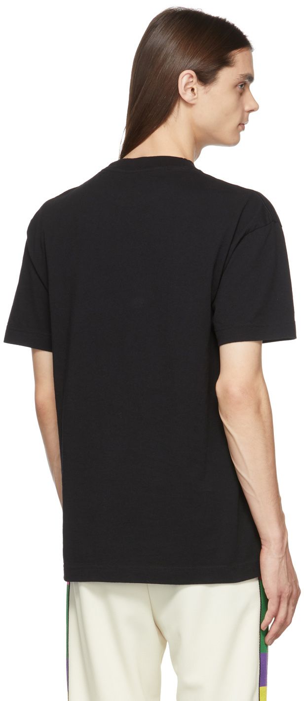 Palm Angels St. Moritz Sprayed T-Shirt in Black