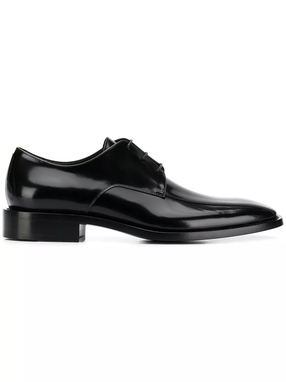 Balenciaga square-toe Derby shoes Black Stylemi
