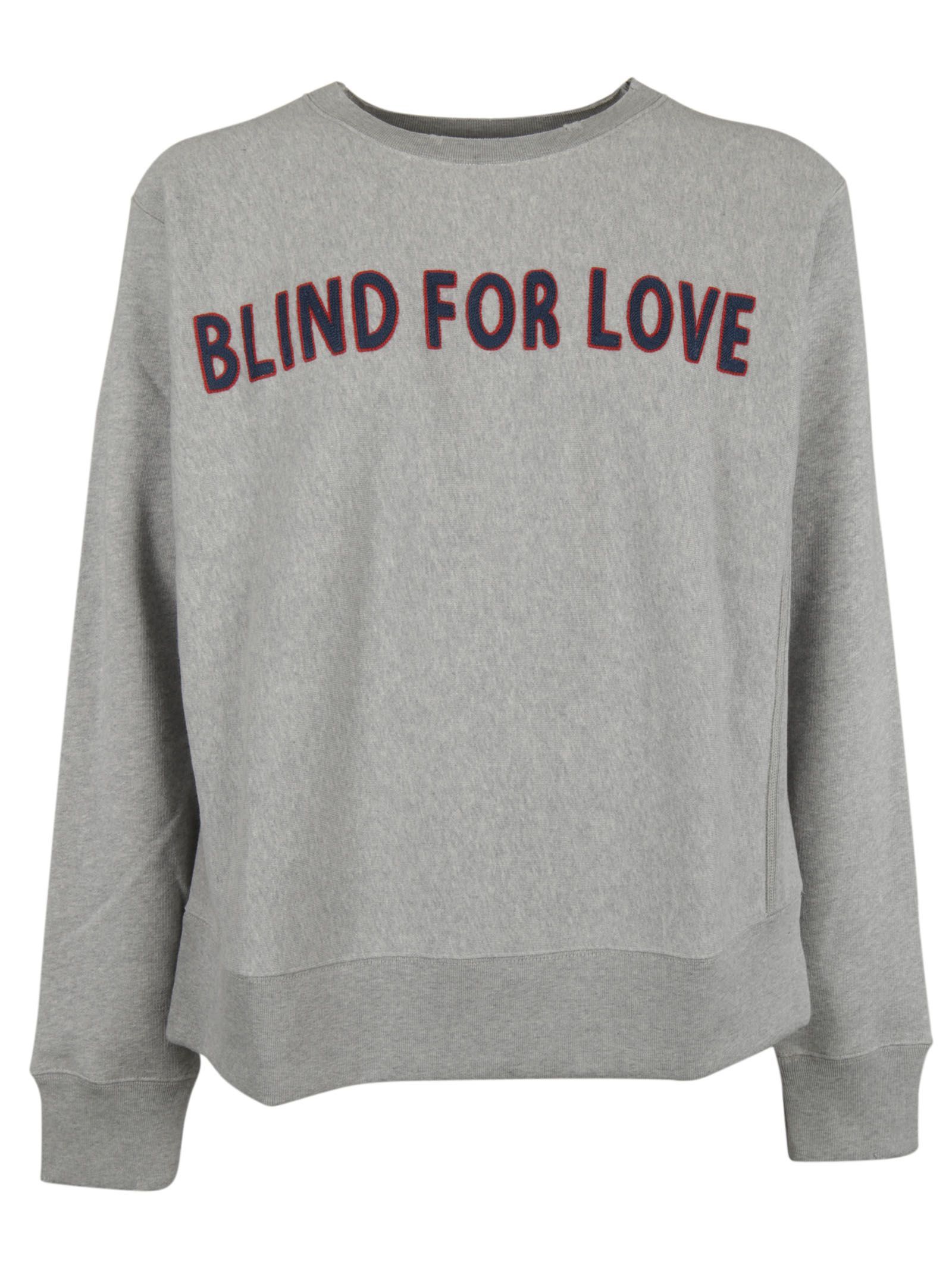 Gucci Men's Grigio Chiaro Blind For Love Sweatshirt None