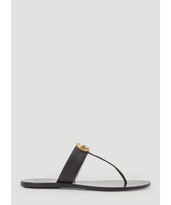 women's gg lamé slide sandal