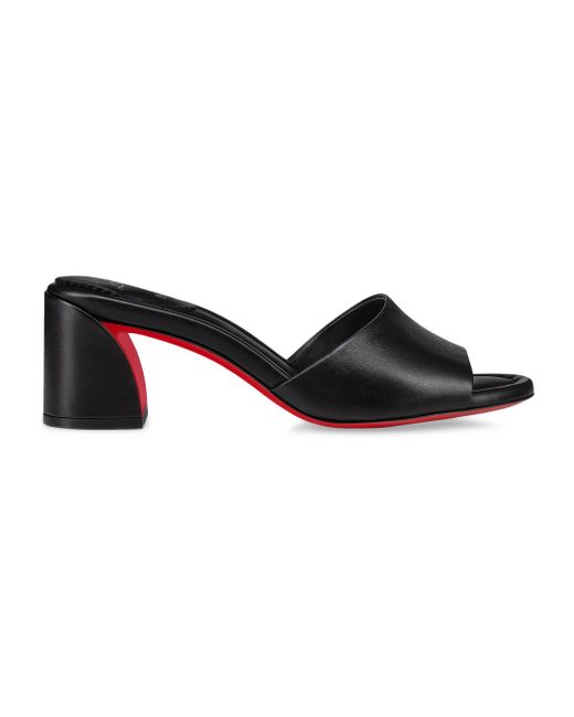 Christian Louboutin Women's Black Jane 55mm Mules