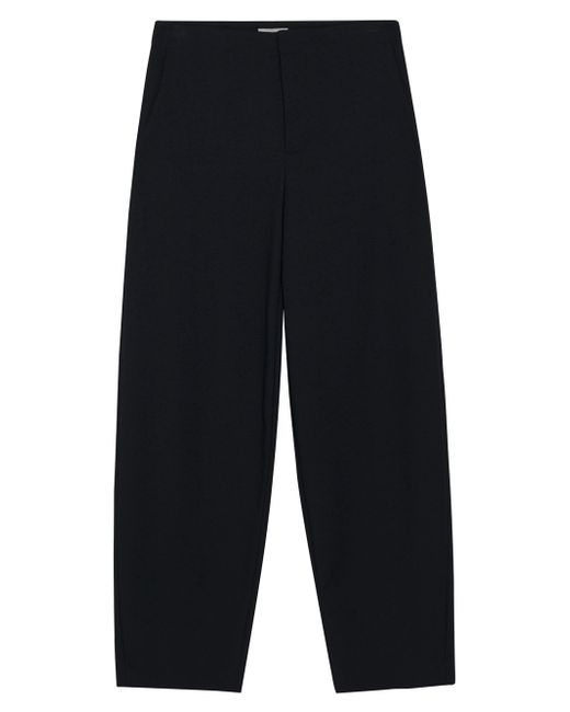 Simkhai Women's Black Walden Curved-Leg Pants