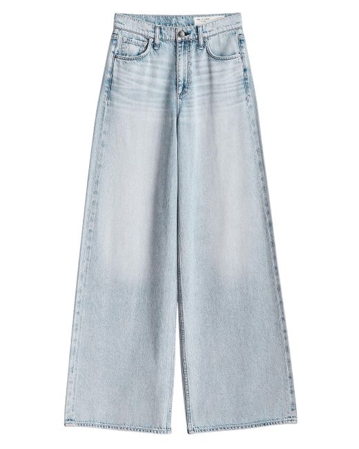 Rag & Bone Women's  Featherweight Sofie Wide-Leg Jeans