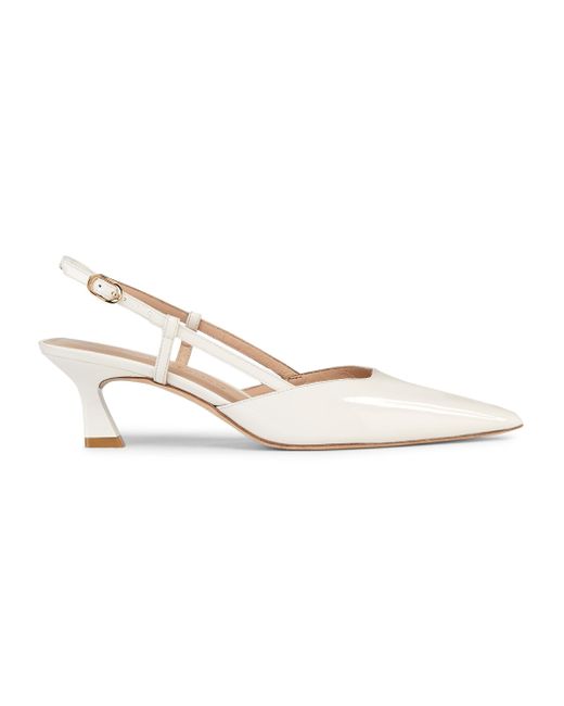 Stuart Weitzman Women's Beige Vinnie 50mm Pumps