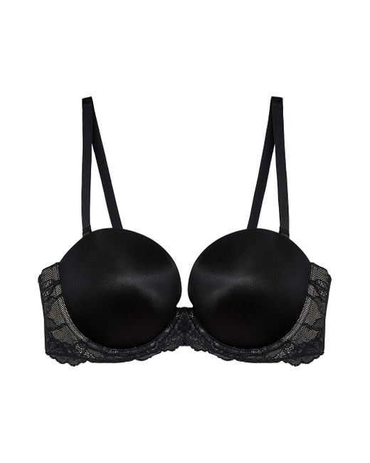 Wacoal Women's Black Self Assured Push-Up Convertible Bra