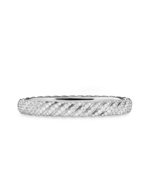 David Yurman Sculpted Cable Bangle Bracelet 18k Small Da Women