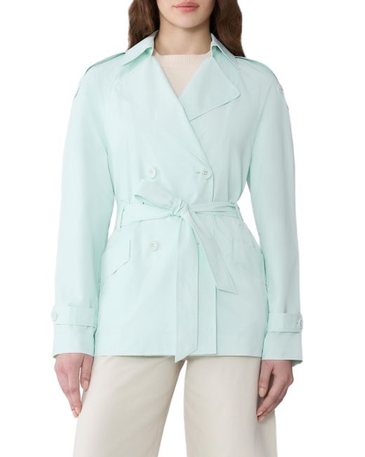 Soia & Kyo Women's  Medina Belted Trench Coat Medium