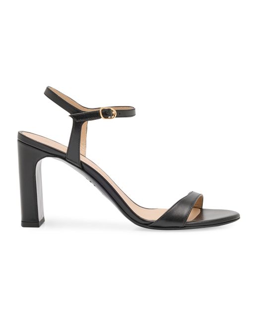 Stuart Weitzman Women's Black Babette 85mm Sandals