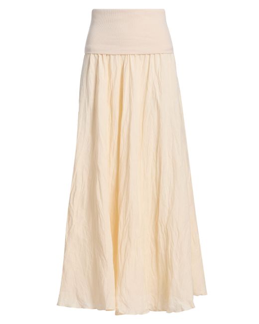 Johanna Ortiz Women's White Light Sound Maxi Skirt