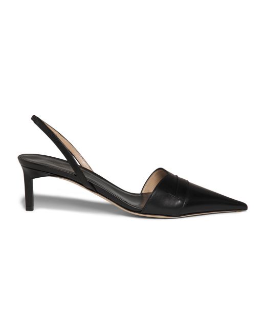 Tom Ford Women's Black Eva 55mm Slingback Pumps