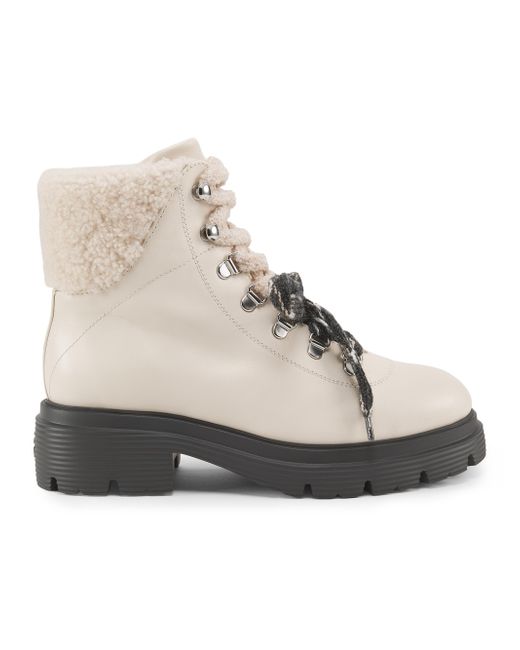 Stuart Weitzman   Womens Hudson 40mm Lite Lace-Up Booties