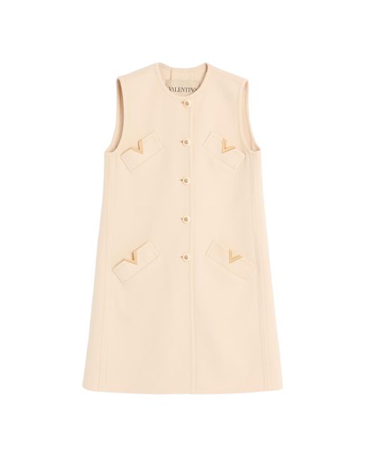 Valentino Garavani   Womens Compact Drap Gilet