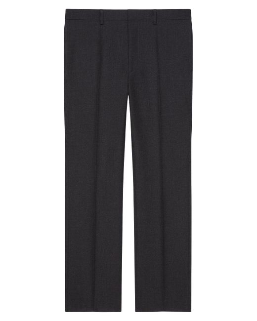 Givenchy Men's Gray Tailored Pants Flannel