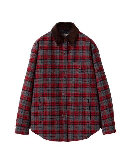 Miu Miu Medium-Weight Plaid Check Jacket Da Women