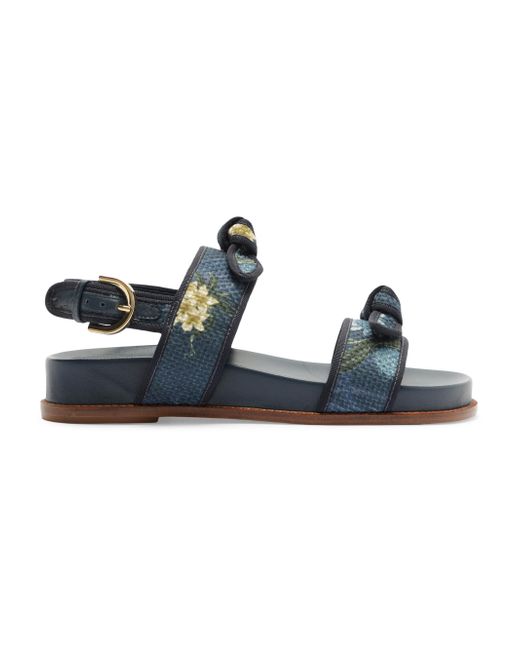Alexandre Birman Women's Blue 35mm Sport Sandals