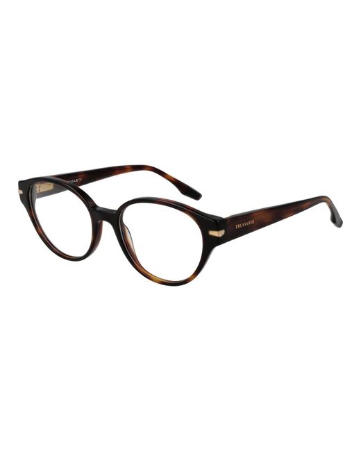 Trussardi Glasses Frame Da Women Di Colore Nero