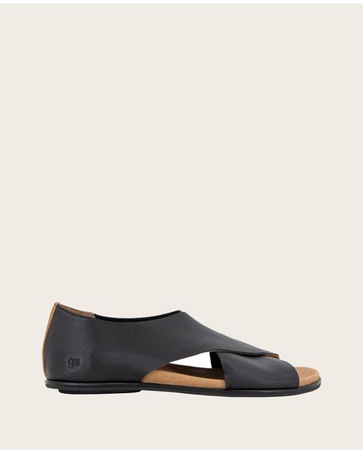 Gentle Souls Women's Black Laniey X-Band Sandal By