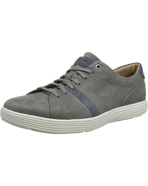 Rockport Men's Blue Thurston Lace Up Trainers Grey 9 Uk