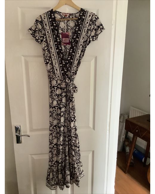 Joe Browns  Floral Bnwt Womens Print Long Wrap Dress. 6