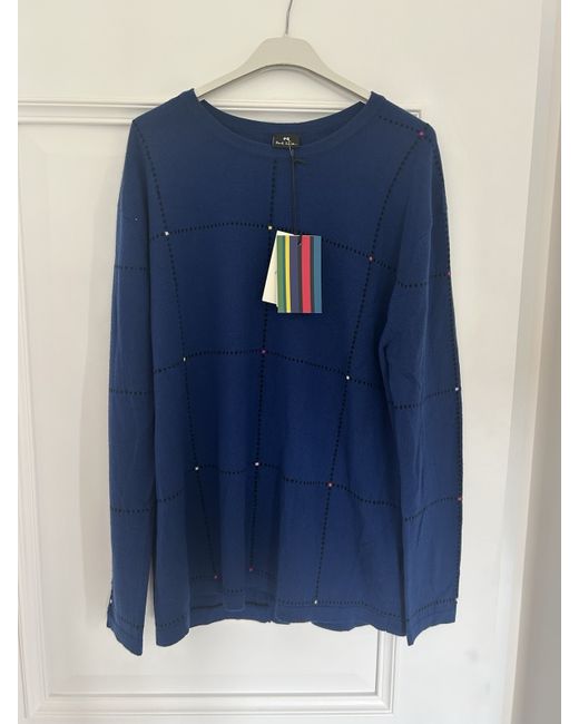 Black Women's  Paul Smith Jumper 100 Merino Wool Knitted. Uk Small Fits Up To A Uk12 Bnwt