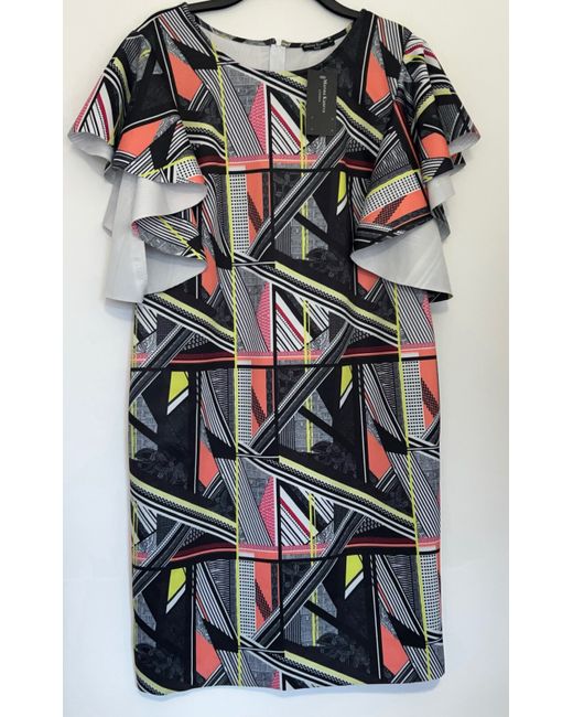 Marina Kaneva   Bnwt Geometric Smooth Feel Quality Dress 20