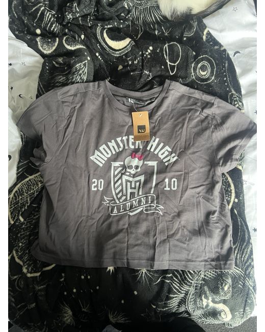 Monster High Crop Top Vanilla Underground Small