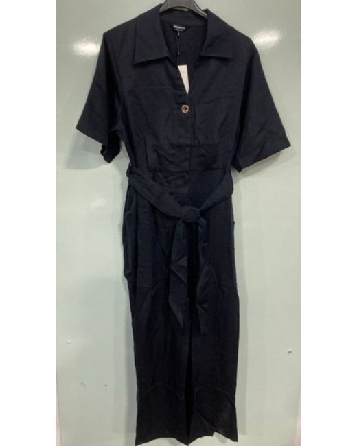 Whistles  Black Button Front Wrap Jumpsuit Uk 14 Eu 42 Bnwt Rrp 139