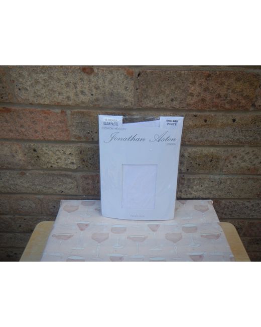 Jonathan Aston 15denier One Tights  Di Colore Bianco