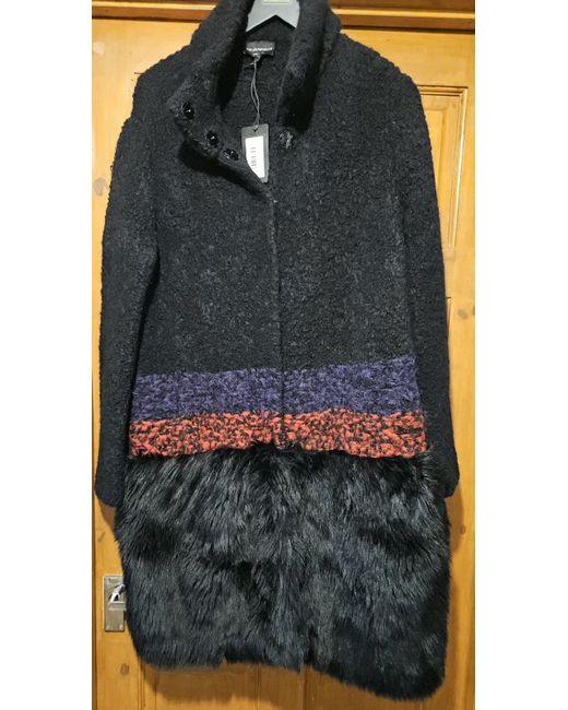 Emporio Armani Ladies Alpaca Mix Cardigan Coat Fur Uk 42 Rrp 1200 As412 Da Women