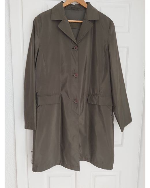 Betty Barclay Designer Dark Polyester Womens Coat 16  Di Colore Verde