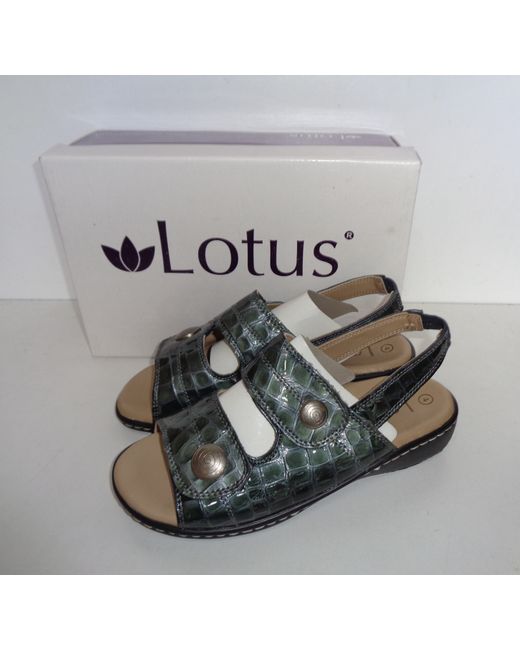 Lotus Women's  Ladies Leather Wedged Shoes Sandals Rrp 50 New Uk 8