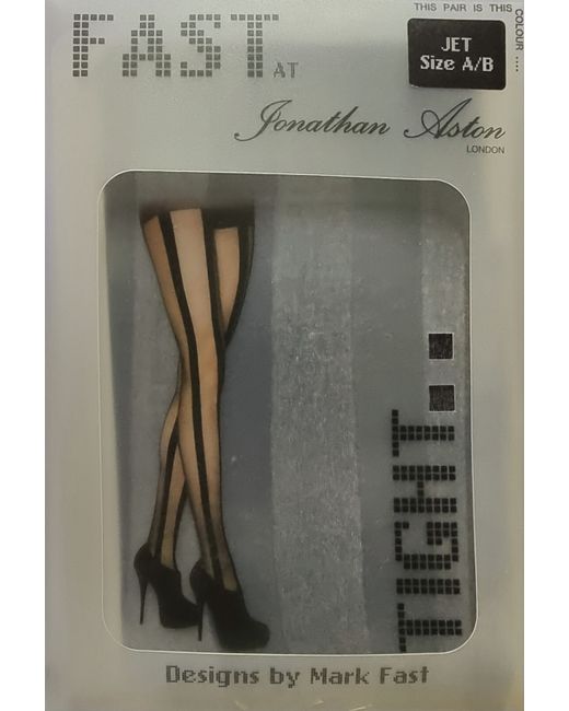 Jonathan Aston Mark Fast Double Vision Stripe Tights A/B Jet