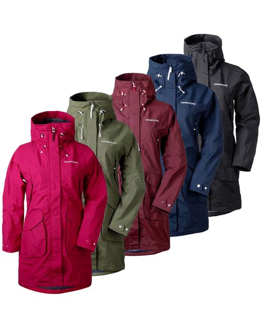 Didriksons   Thelma Ladies Waterproof Longer Length Parka New Season