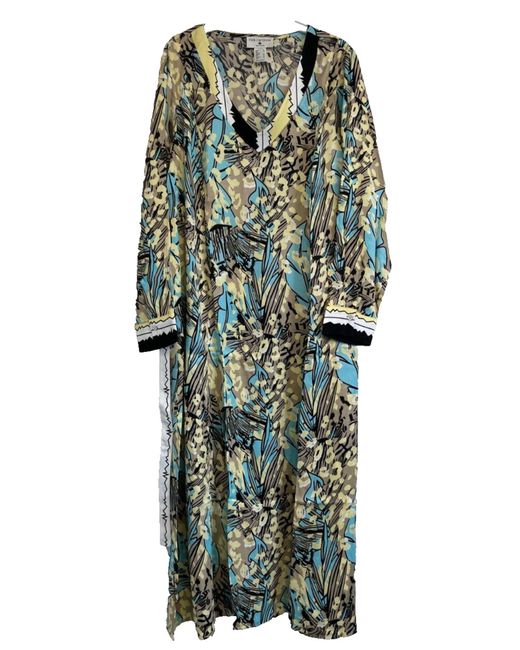 Rick Cardona Lemon Dress Only 9 H90075  Di Colore Beige