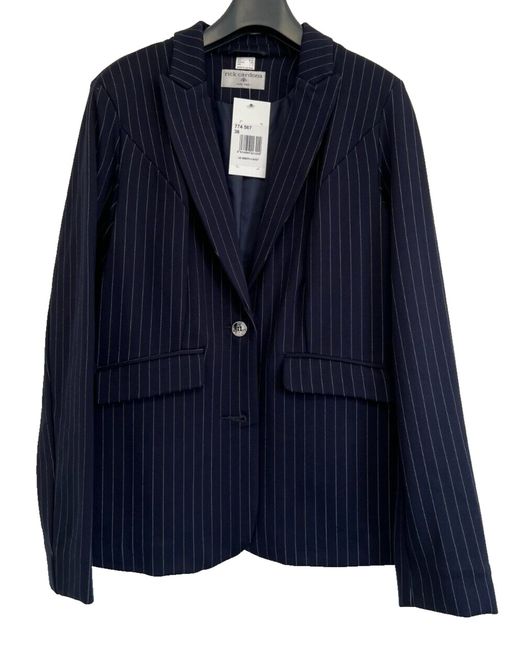 Rick Cardona Navy Jersey Jacket Only 10 H74567  Di Colore Blu Scuro