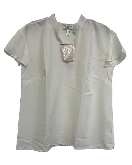 Rick Cardona Ecru Blouse 18 Only 6 H54334  Di Colore Bianco