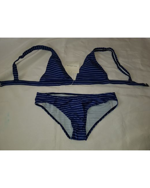 Zaful  Blue Gorgeous Bnwt Bikini Top Bottom Set M