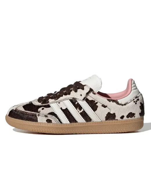 Asos Adidas Originals Samba Og Trainers Cow Print Exclusive Uk 4 Da Women