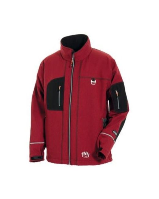 Medium Brand New Tranemo 3535 T-More Softshell Jacket Large Da Women Di Colore Rosso