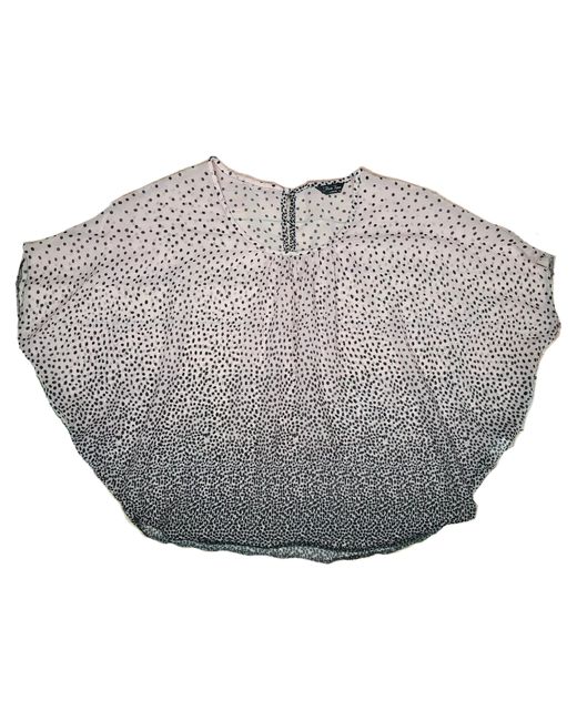 Marina Kaneva  Pink New Womens Dot Chiffon Loose Butterfly Blouse Top 14 Uk