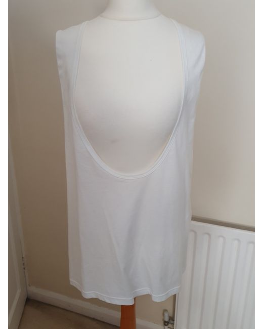 Jean Paul Gaultier Designer Womens Tshirt M  Di Colore Bianco