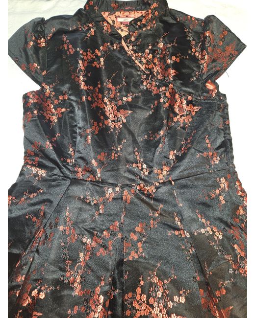 Joe Browns  Floral Black And Red Dress