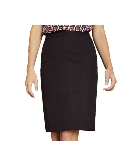 Simon Skirt Uk 22 Plum Office Hospitality 23 Pencil Work Casual Pleat Lined Da Women Di Colore Viola