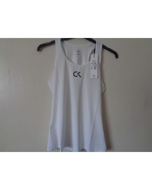 Calvin Klein   Womens Performance Logo Tank 10 B3