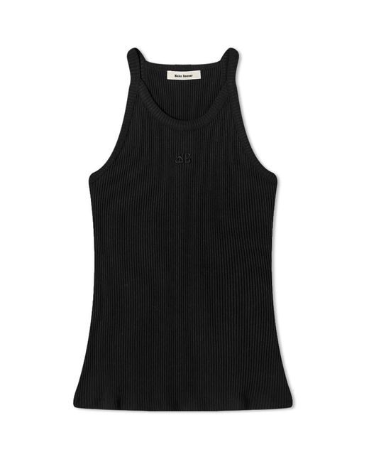 Wales Bonner Women's Black Groove Tank Top Rrp145 Small