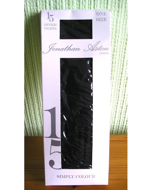 Jonathan Aston One Navy Simply Colour Tights 15 Den Quality New Pack  Di Colore Blu Scuro