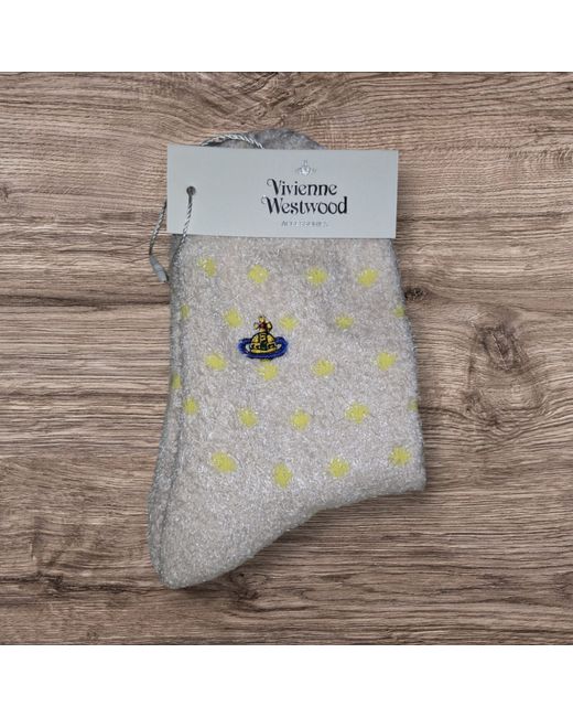 Vivienne Westwood Plush Fluffy Warm Winter Socks Da Women