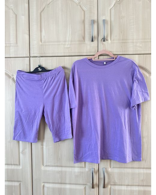 Zaful   Lounge Top And Biker Shorts Set