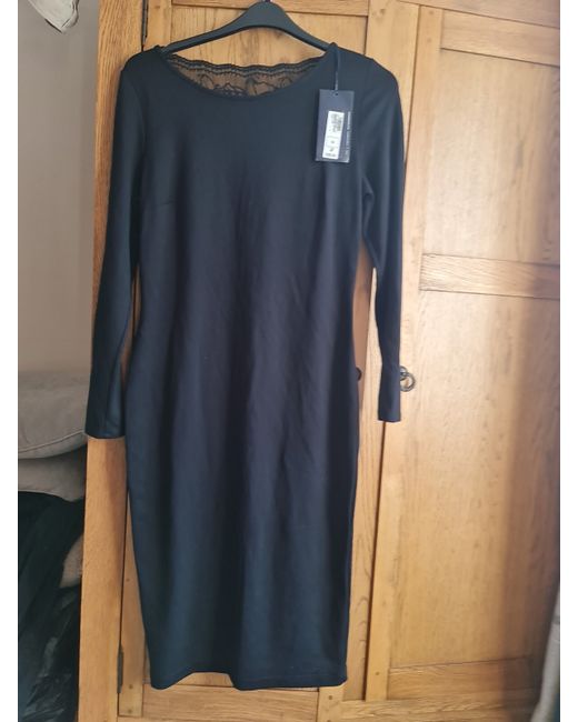 Marks & Spencer Women's Black Ms Long Lace Back Dress