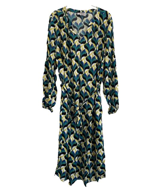 Rick Cardona Royal Blue Dress Only 7 H69459  Di Colore Verde